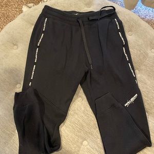Hollister black joggers